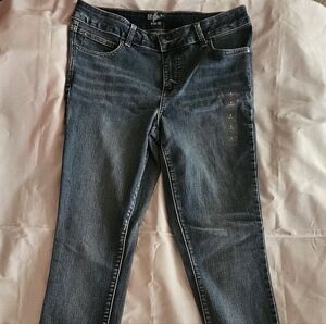 Maurice Everfit Mid RISE Skinny Jeans Women's Size 4 Long Blue Denim